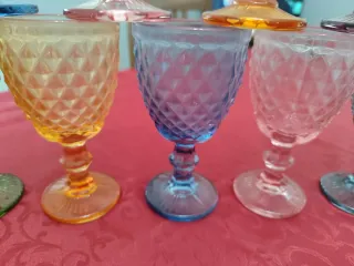 Set 12 Calici Vetro Colorati