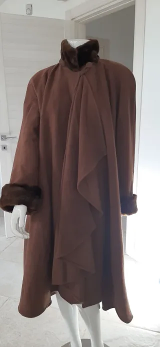 Cappotto curvy elegante caldo