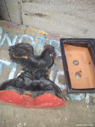 Gallo Tope de Puerta de hierro Decorativo