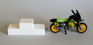 Playmobil Podio Campeones con Moto