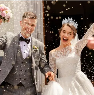 Tiara de boda o disfraz con diamantes de imitación