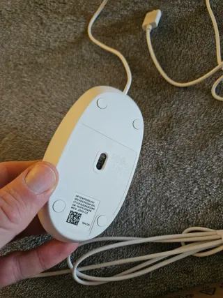 Set Tastiera + Mouse HP USB Bianchi