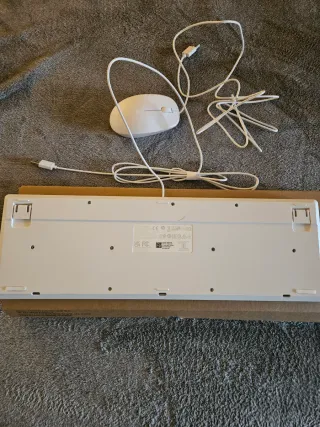 Set Tastiera + Mouse HP USB Bianchi