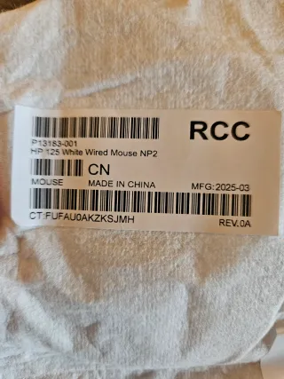 Set Tastiera + Mouse HP USB Bianchi