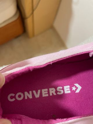 Zapatillas Converse rosas talla 37
