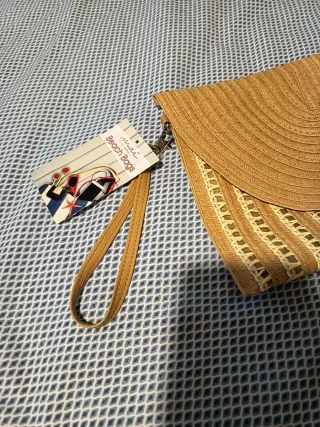 Borsa Pochette Paglia Nuova