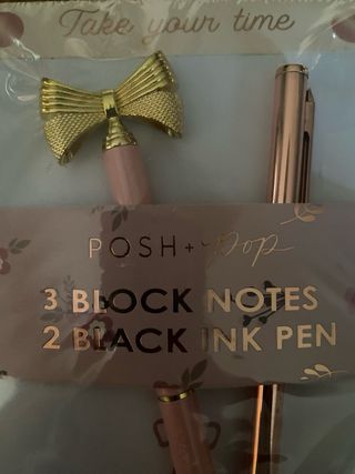 Set 3 blocchi note + 2 penne