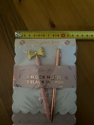 Set 3 blocchi note + 2 penne