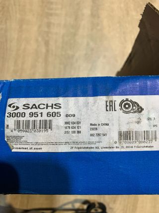 Kit Embrague SACHS 3000 951 605
