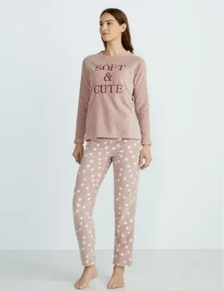 Pijama polar mujer Soft & Cute