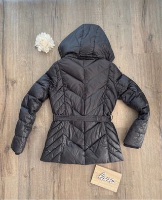 Chaqueta Michael Kors Negra con Cinturón