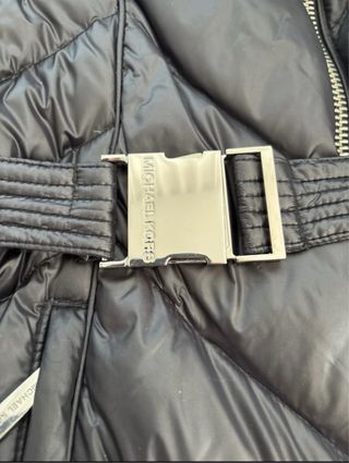 Chaqueta Michael Kors Negra con Cinturón