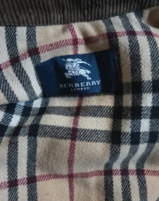 Chaqueta Burberry Vintage Hombre Verde