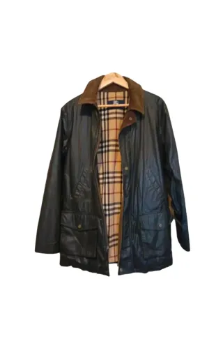 Chaqueta Burberry Vintage Hombre Verde