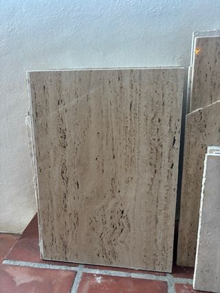 Mármol Travertino Baño 12m²