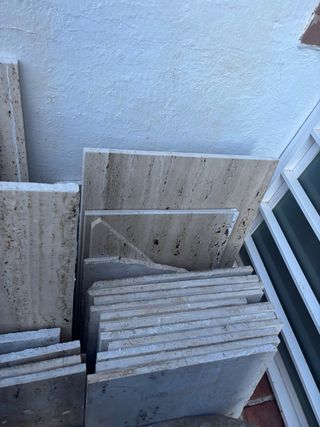 Mármol Travertino Baño 12m²