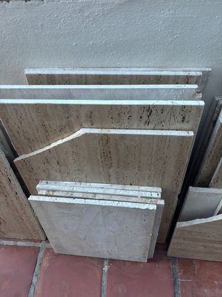 Mármol Travertino Baño 12m²