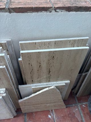 Mármol Travertino Baño 12m²