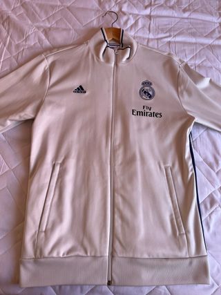 Chaqueta Real Madrid Adidas Blanca
