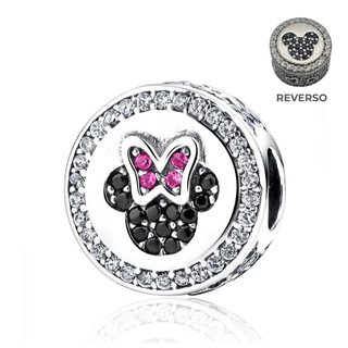 Charm Minnie y Mickey Mouse Disney Plata