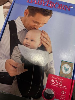 Mochila Porta Bebé BabyBjörn Negra