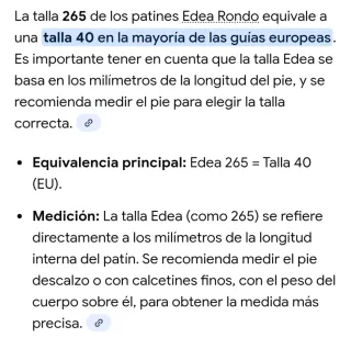 Patines EDEA Rondo Blancos