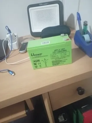 Batería UPower 12V 7.2AH AGM