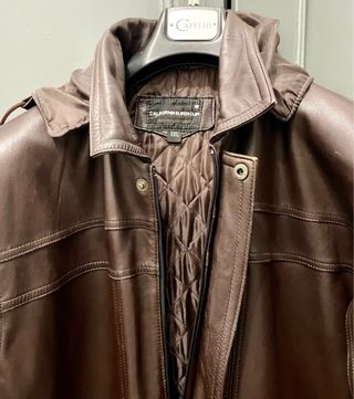 Abrigo Piel Vintage Marrón