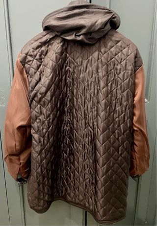 Abrigo Piel Vintage Marrón