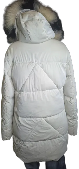 Plumifero Di-bye blanco con capucha