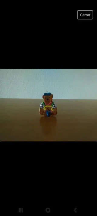 Oso perchero infantil madera