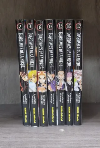Guardianes de la noche 7 tomos manga