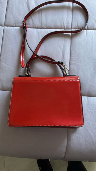Borsa lucida rossa