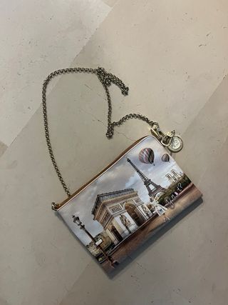 Borsa Fossil pelle marrone e oro