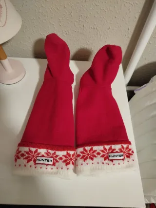 Calcetines Hunter niña rojos