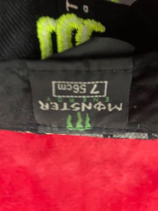 Gorra Monster Negra y Verde