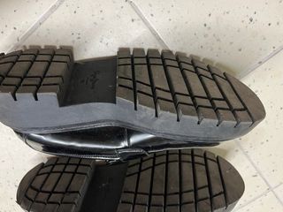 Mocassini neri con plateau