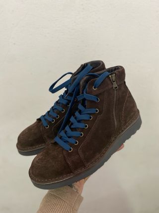 Scarpe uomo CafèNoir camoscio marrone n.41