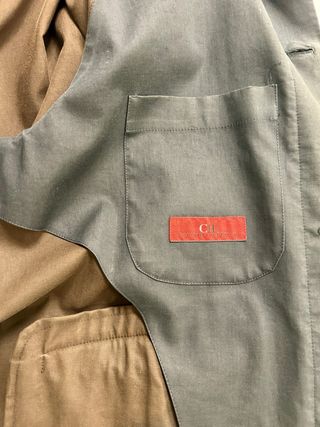 Gabardina Carolina Herrera Talla 52 Azul