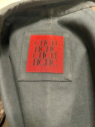 Gabardina Carolina Herrera Talla 52 Azul