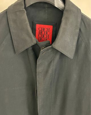 Gabardina Carolina Herrera Talla 52 Azul