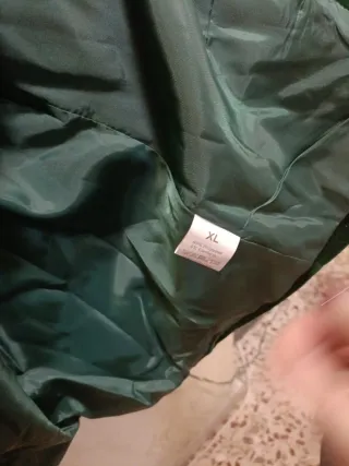 Chaqueta Terciopelo Verde Mujer