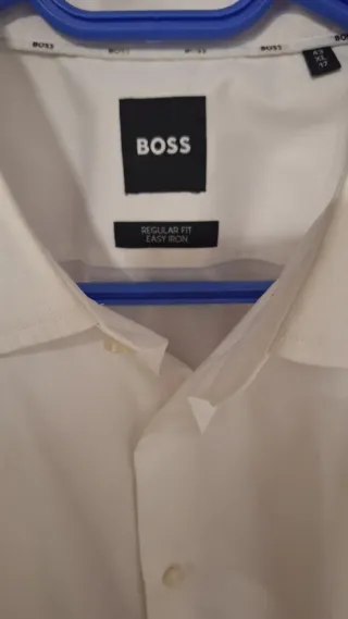Camisa Hugo Boss Blanca Talla XL Regular Fit