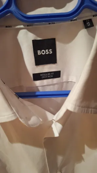 Camisa Hugo Boss Blanca Talla XL Regular Fit