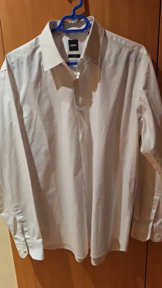 Camisa Hugo Boss Blanca Talla XL Regular Fit