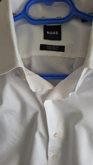 Camisa Hugo Boss Blanca Talla XL Regular Fit