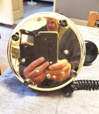 Telefono vintage ottone