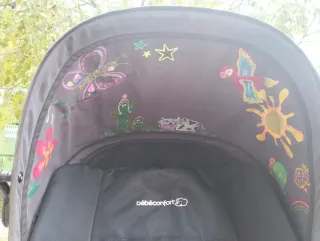 Carro de bebé con saco polar