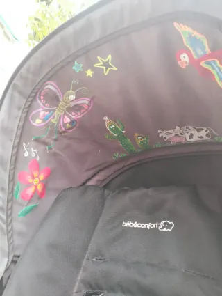 Carro de bebé con saco polar