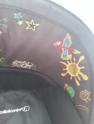 Carro de bebé con saco polar